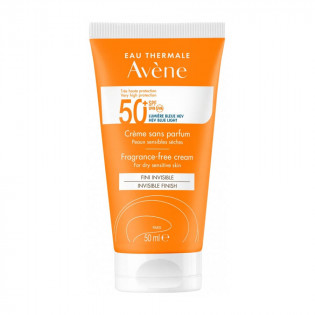 Avene Invisible Finish Fragrance-Free Sun Protection Cream SPF 50+ 50 ml
