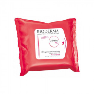 Bioderma Crealine H2O Dermatological Wipes 25 Wipes