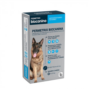 Biocanina Permetrix 2000 mg/400 mg spot-on solution for dogs over 25 kg