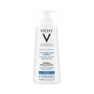 Vichy Pureté Thermale Lait Micellaire Minéral Peau Sèche 400 ml