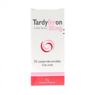 Tardyferon 50 mg 30 comprimés