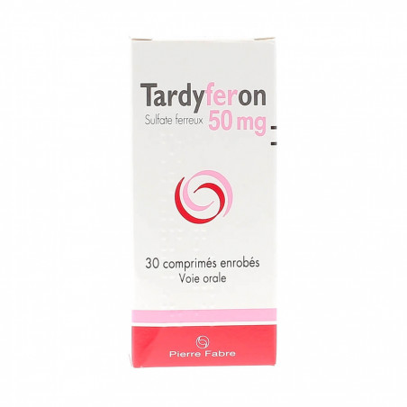 Tardyferon 50 mg 30 comprimés