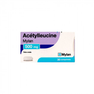 Mylan Acétylleucine 500mg 30 comprimés