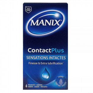 Manix ContactPlus sensations intactes 6 préservatifs