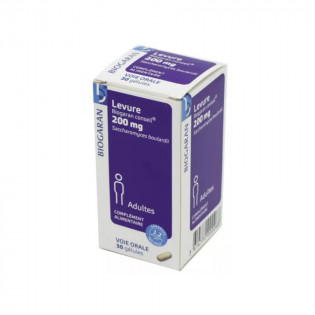 Biogaran Levure 200mg 30 Gélules Adultes Saccharomyces boulardii