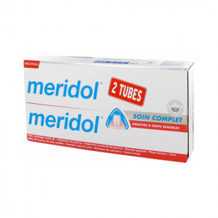Meridol Dentifrice Soin Complet Gencives & Dents Sensibles Lot de 2 x 75 ml