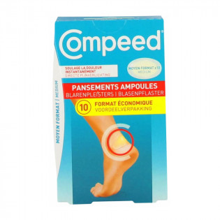 Compeed Blister Dressings Medium Size 10 Dressings