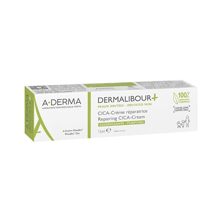 A-Derma Dermalibour + Repairing Cream 15 ml