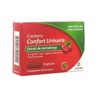 Viatris Cranberry Urinary Comfort 20 Capsules