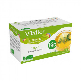 Vitaflor Thyme Bio respiratory comfort 18 Sachets