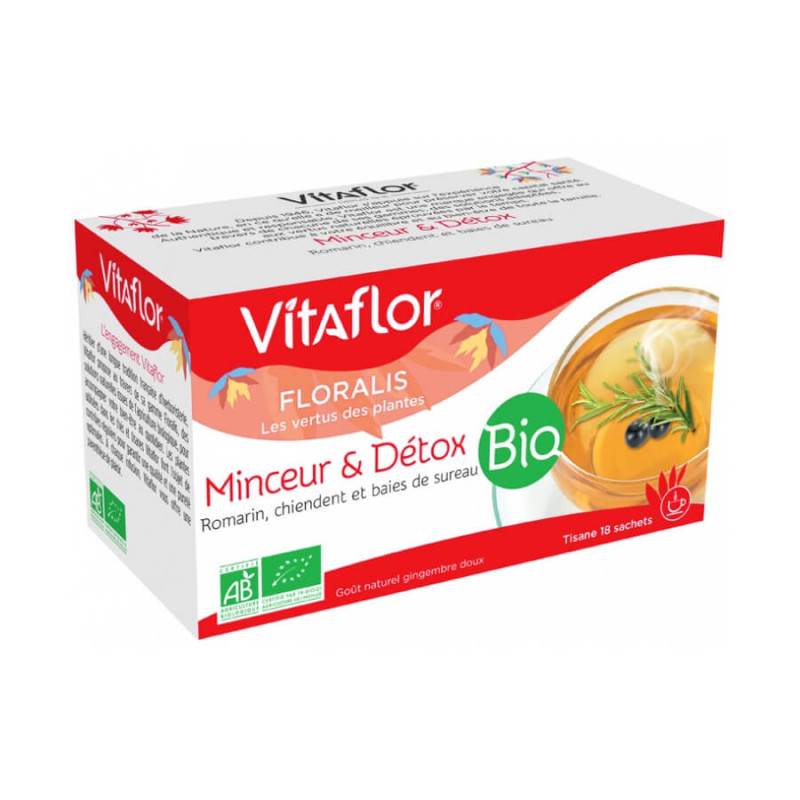 Vitaflor Minceur & Détox Bio 18 Sachets
