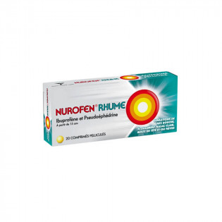 Nurofen Rhume Ibuprofène & Pseudoéphédrine 20 comprimés pelliculés