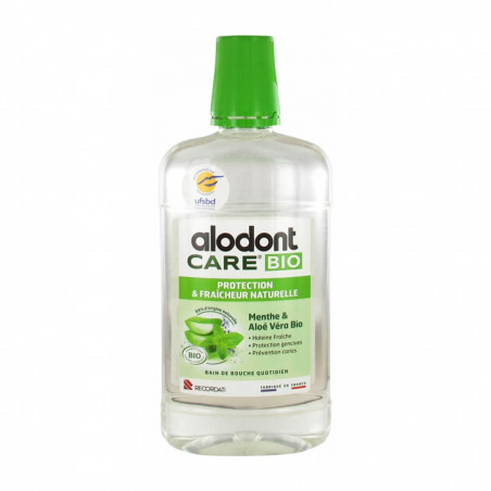 Alodont Care Bain de Bouche Quotidien Protection & Fraîcheur Naturelle Bio 500 ml