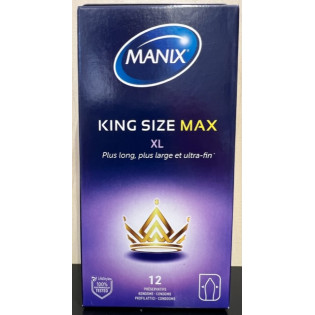 MANIX KingSize Max 12 préservatifs