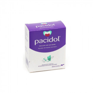 Pacidol nipple with reservoir 20 pods pain infant