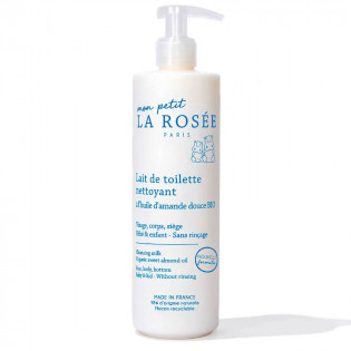 La Rosée mon petit lait de toilette nettoyant à l'huile d'amande douce bio 400 ml