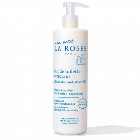 La Rosée mon petit lait de toilette nettoyant à l'huile d'amande douce bio 400 ml