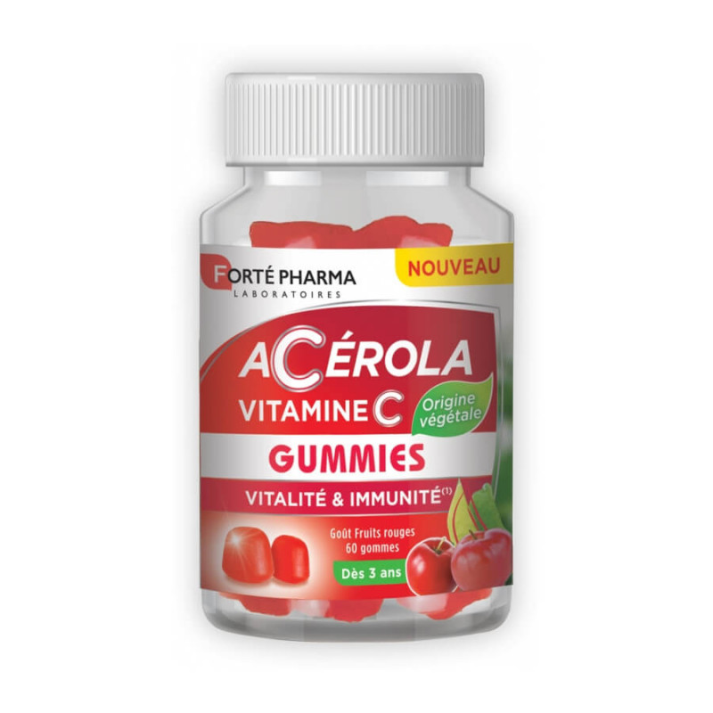 Forté Pharma Acérola Vitamine C 60 Gummies 3700221301029