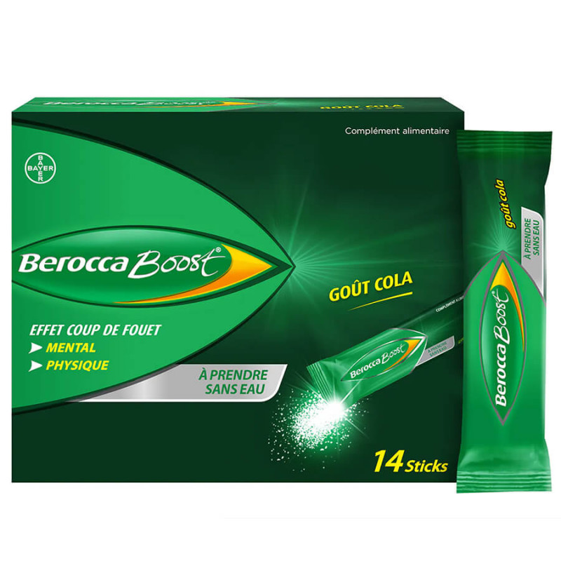 Berocca Boost goût Cola 14 Sticks 3534510000122