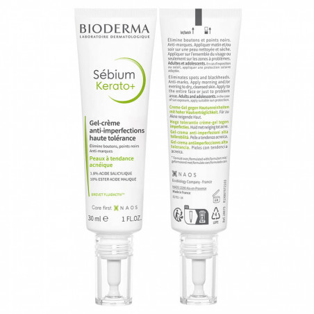 Bioderma Sebium Kerato+ Gel-crème anti-imperfections 30 ml