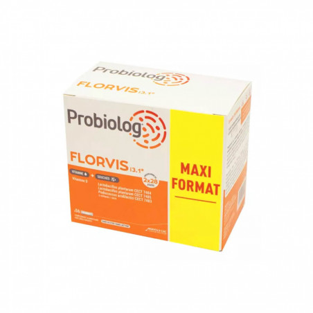 Probiolog Florvis l3.1 poudre orodispersible Flore Intestinale, Défenses Immunitaires 56 Sticks