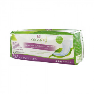 Organyc Urinary Leakage Normal 12 Organic Pads