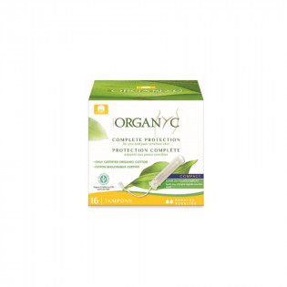 Organyc Regular pad with compact applicator Box of 16