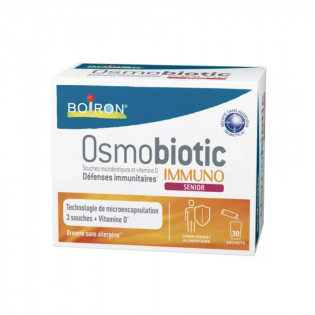 Boiron Osmobiotic Immuno Sénior 3 Microencapsulated Probiotic Strains + Vitamin D3 30 Sachets