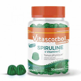 Spiruline + Vitamine C x30 Gommes Vitascorbol