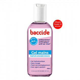 Baccide hand gel Sweet almond fragrance Hydroalcoholic gel 100 ml