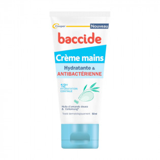 Baccide Crème Mains Hydratante et Antibactérienne 50 ml