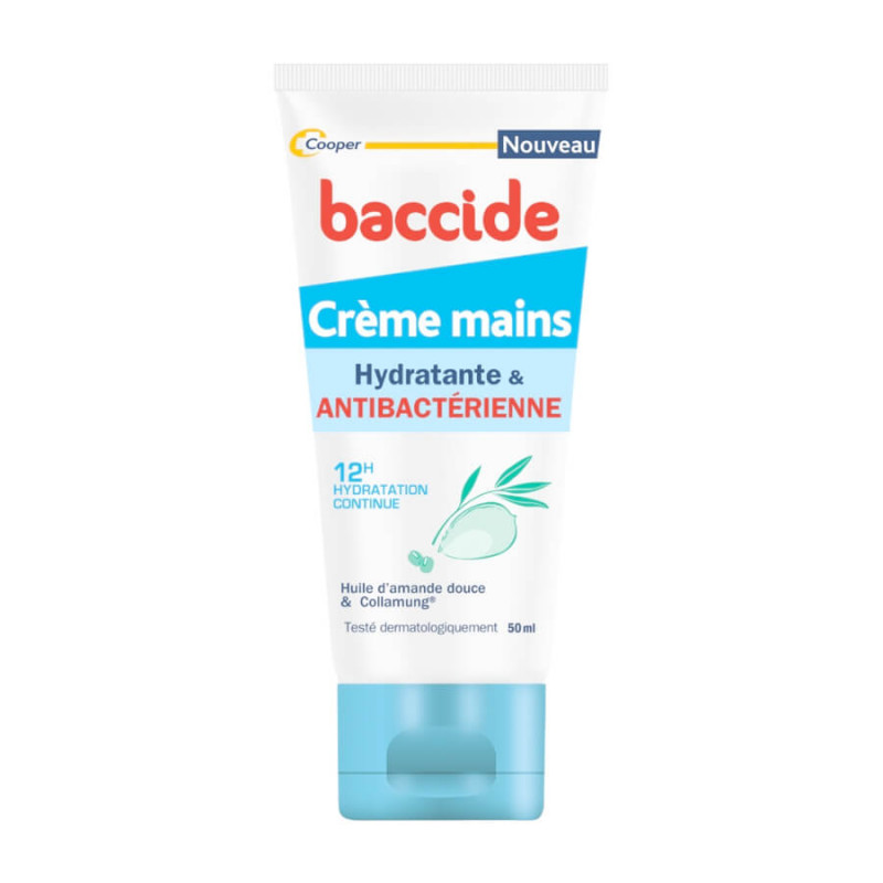 Baccide Crème Mains Hydratante et Antibactérienne 50 ml