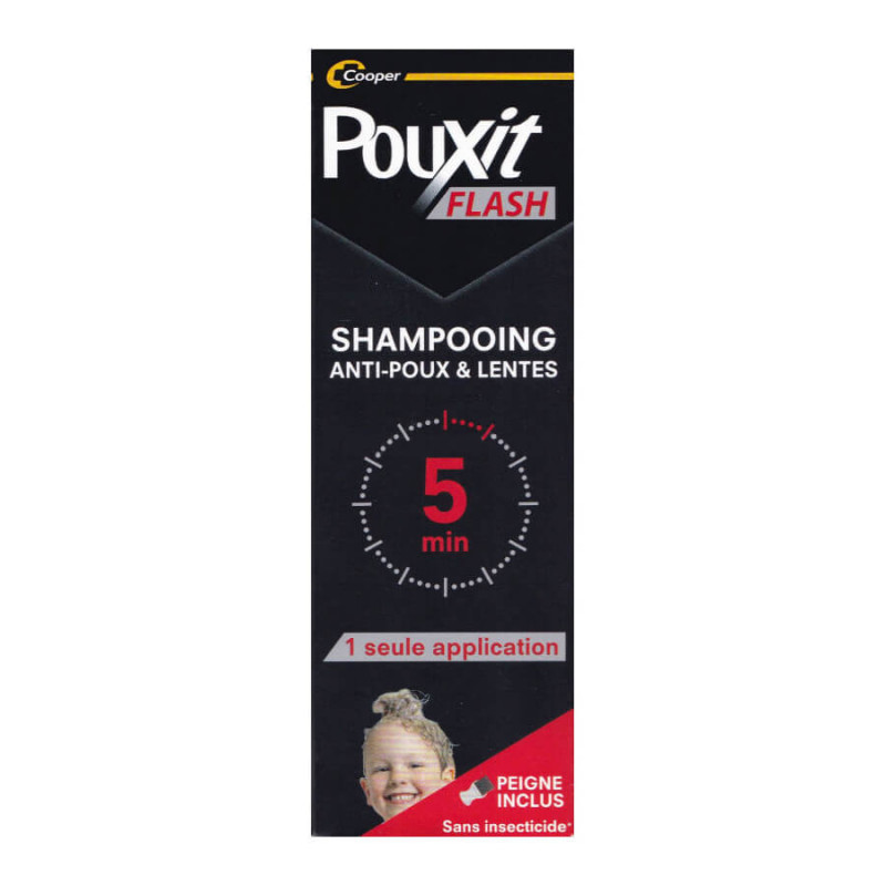Pouxit Flash Shampooing anti-poux et lentes 100 ml