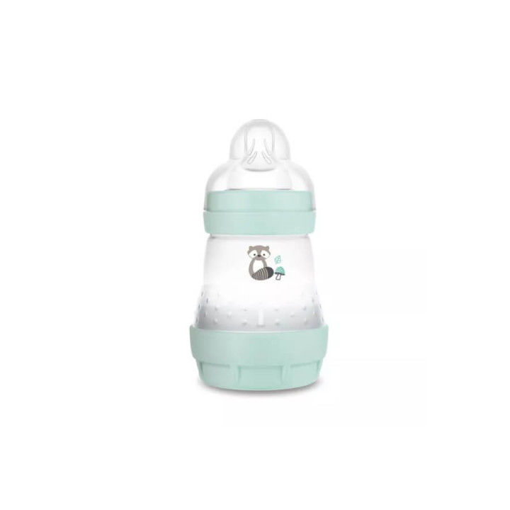 MAM Biberon Easy Start Anti Colique 160ml Aqua - 0 Mois et + - Tétine Débit 1