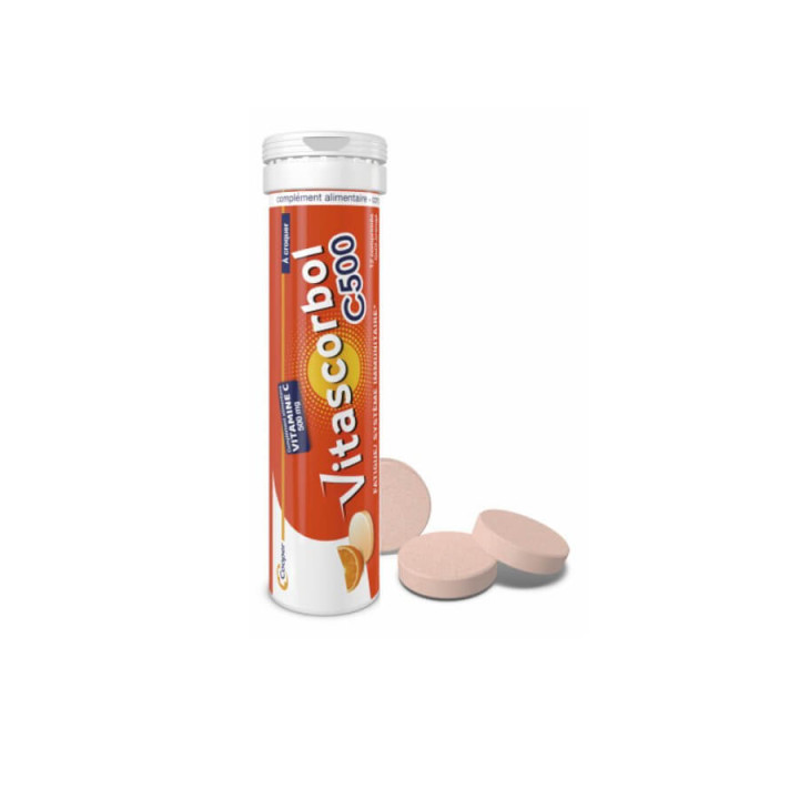 Vitascorbol vitamin C 500mg box 24cps chewable