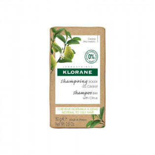 Klorane Solid Shampoo with Citronella Normal to oily hair 80 gr