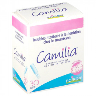 Camilia Boiron 30 unidoses buvables 1ml poussée dentaire