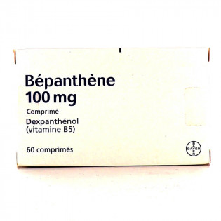 Bepanthène 100 mg chute de cheveux 60 comprimés