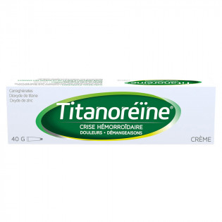Titanoréïne crise hémorroïdaire crème 40 g