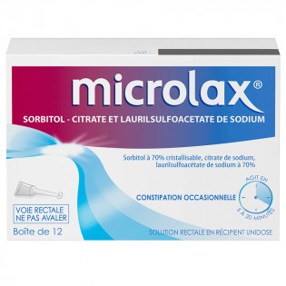 Microlax gel 12 unidoses de 5ml