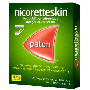 NICORETTESKIN 28 PATCHES 15MG NICOTINE