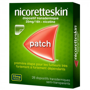 NICORETTESKIN 28 PATCHES 25MG NICOTINE