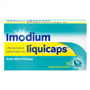 Imodium liquicaps anti-diarrhéique 12 capsules
