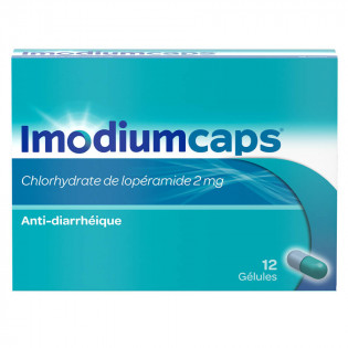 Imodium caps anti-diarrhéique 12 comprimés