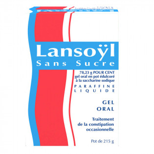 Lansoyl raspberry gel without sugar 215g