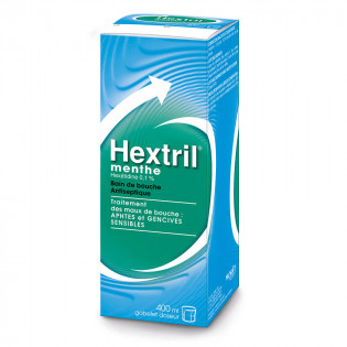 Hextril bain de bouche Menthe 400 ml