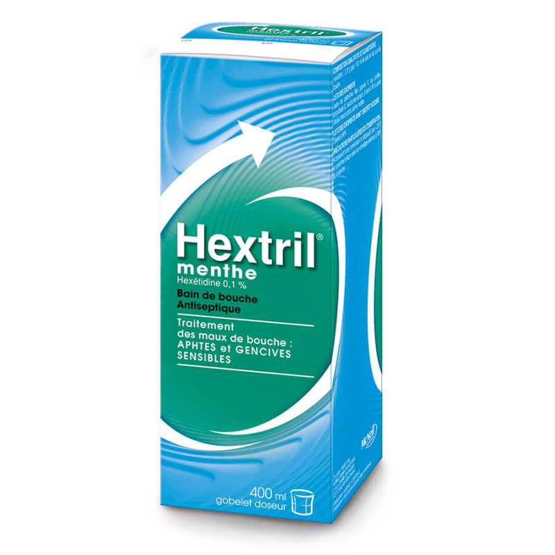 Hextril bain de bouche Menthe 400 ml
