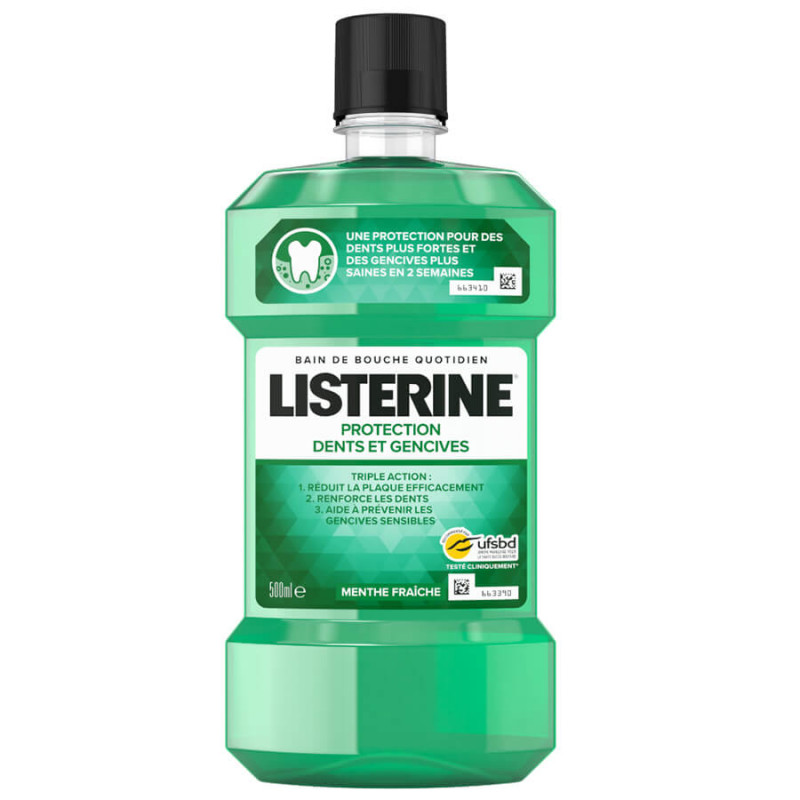 Listerine Protection Dents et Gencives Bain de bouche 500 ml