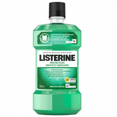 Listerine Protection Dents et Gencives Bain de bouche 500 ml