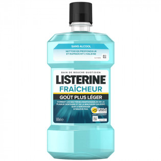 Listerine Bain De Bouche Fraicheur Goût Plus Léger 500 ml